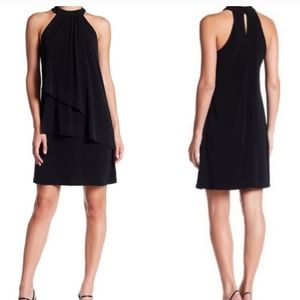 Vince Camuto Sleeveless Halter neck tiered Dress